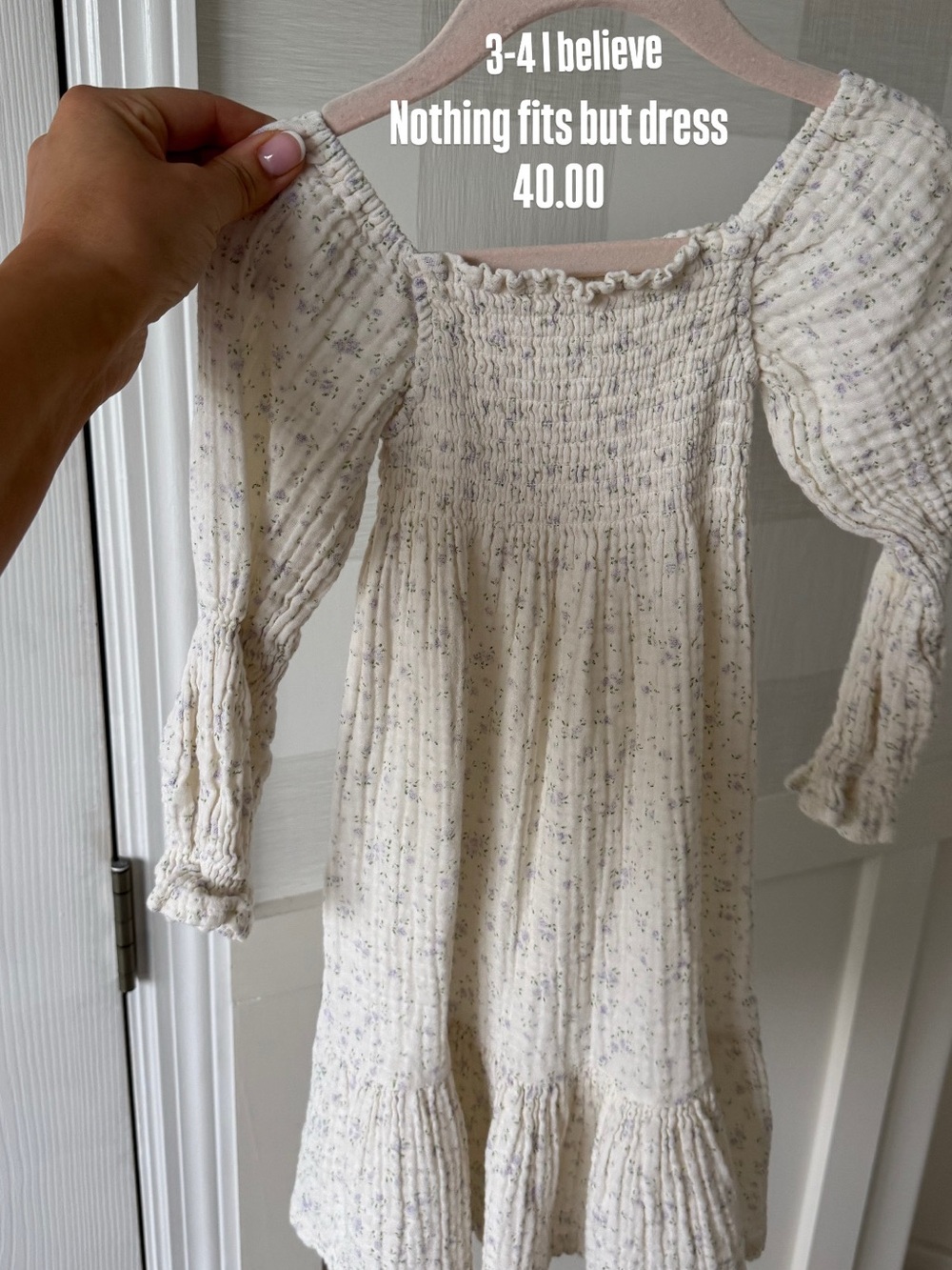 Nothing fits but girls dress 3t